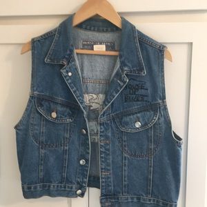 Denim vest